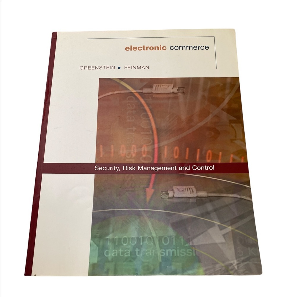 Vintage 2000 McGraw-Hill Electronic Commerce by Greenstein Feinman book